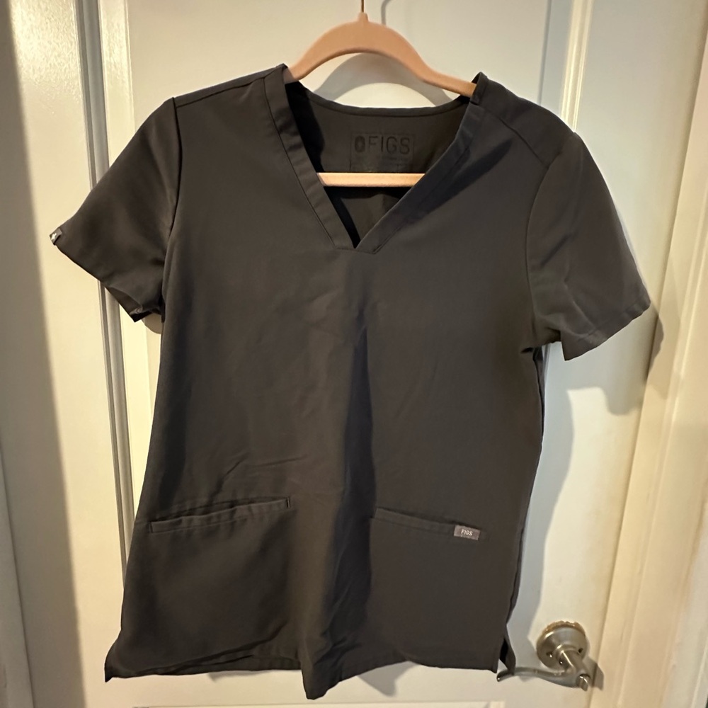 Figs women XS top gray